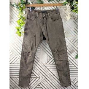 Zara Man Men's Brown Skinny Jeans